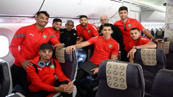 المنتخب المغربي لكرة القدم يصل إلى الدوحة